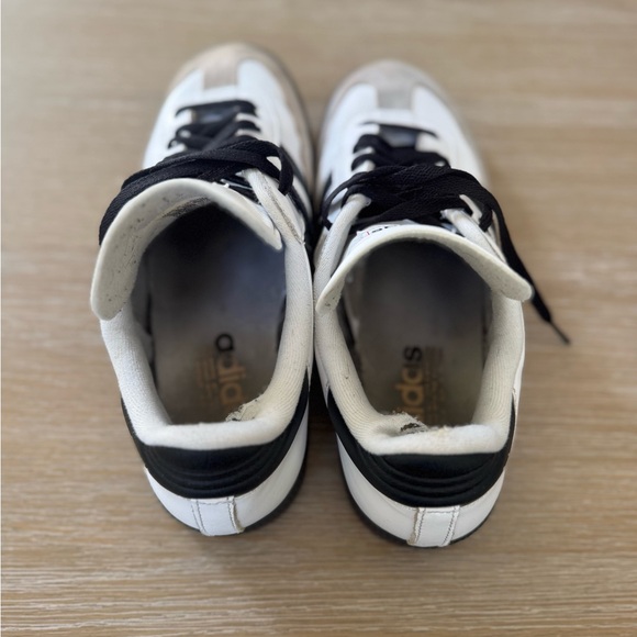 Adidas Samba men’s white & black sneakers shoes size 10.5 - Picture 3 of 7